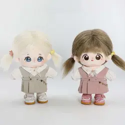 Ropa para muñecas: camiseta de uniforme escolar en miniatura