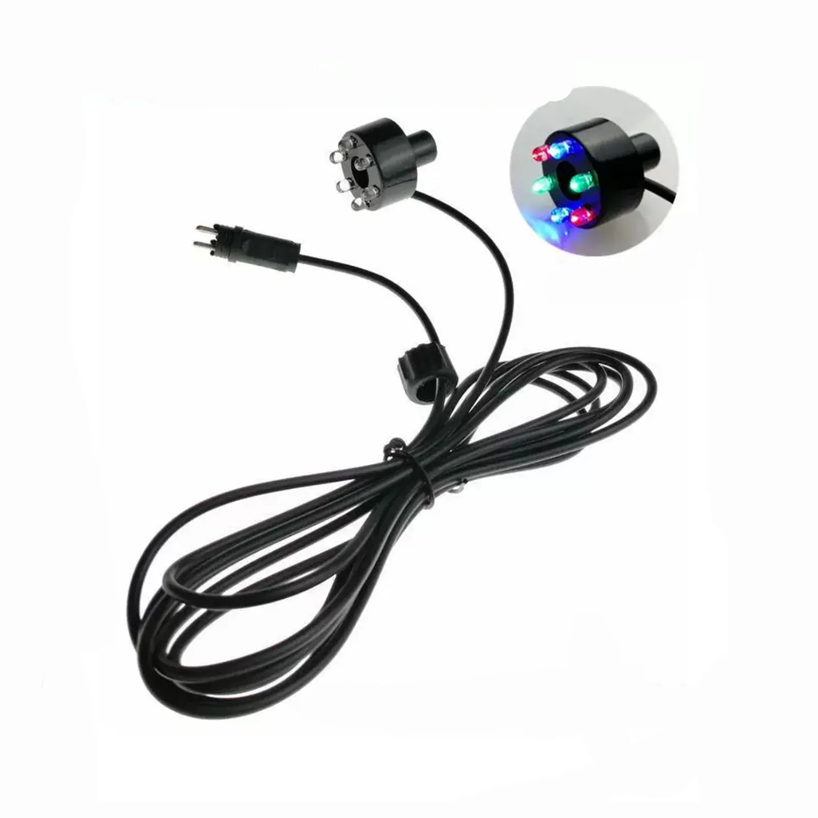 Vista frontal del anillo LED