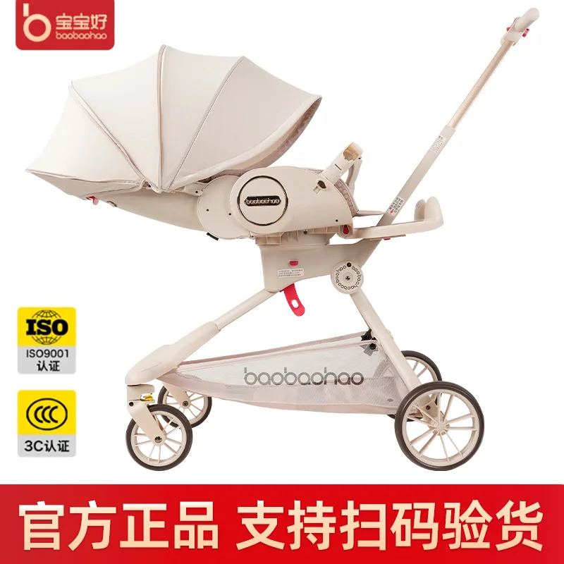 Andador carrito bebé reclinable, plegable y ligero para paseo - imagen 3