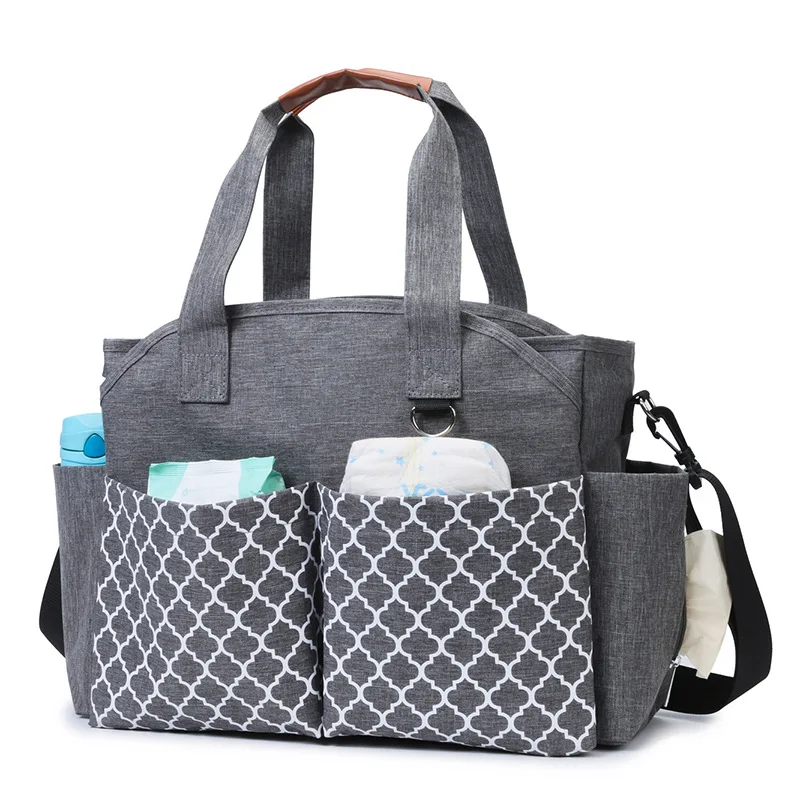 Bolso de mamá movokbaby con compartimentos visibles