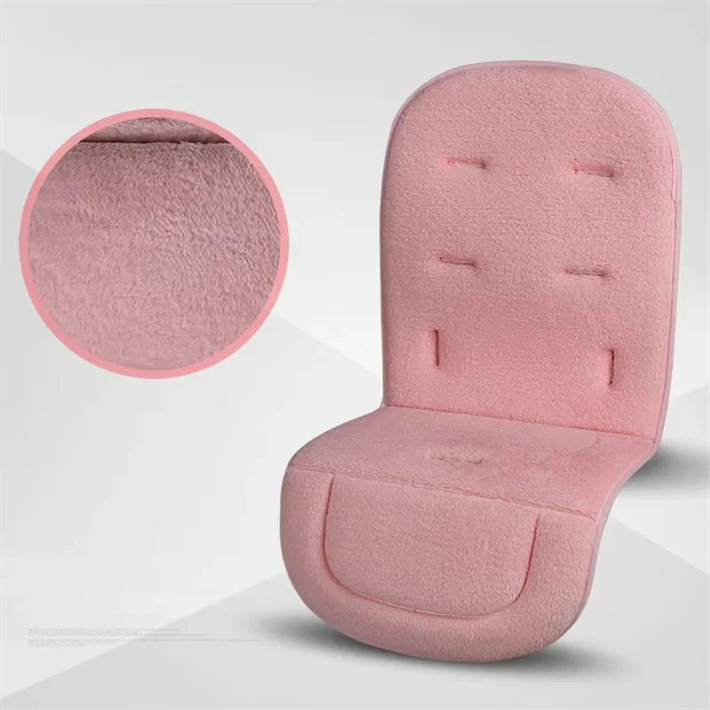 Cojín universal para cochecito de bebé suave de color liso
