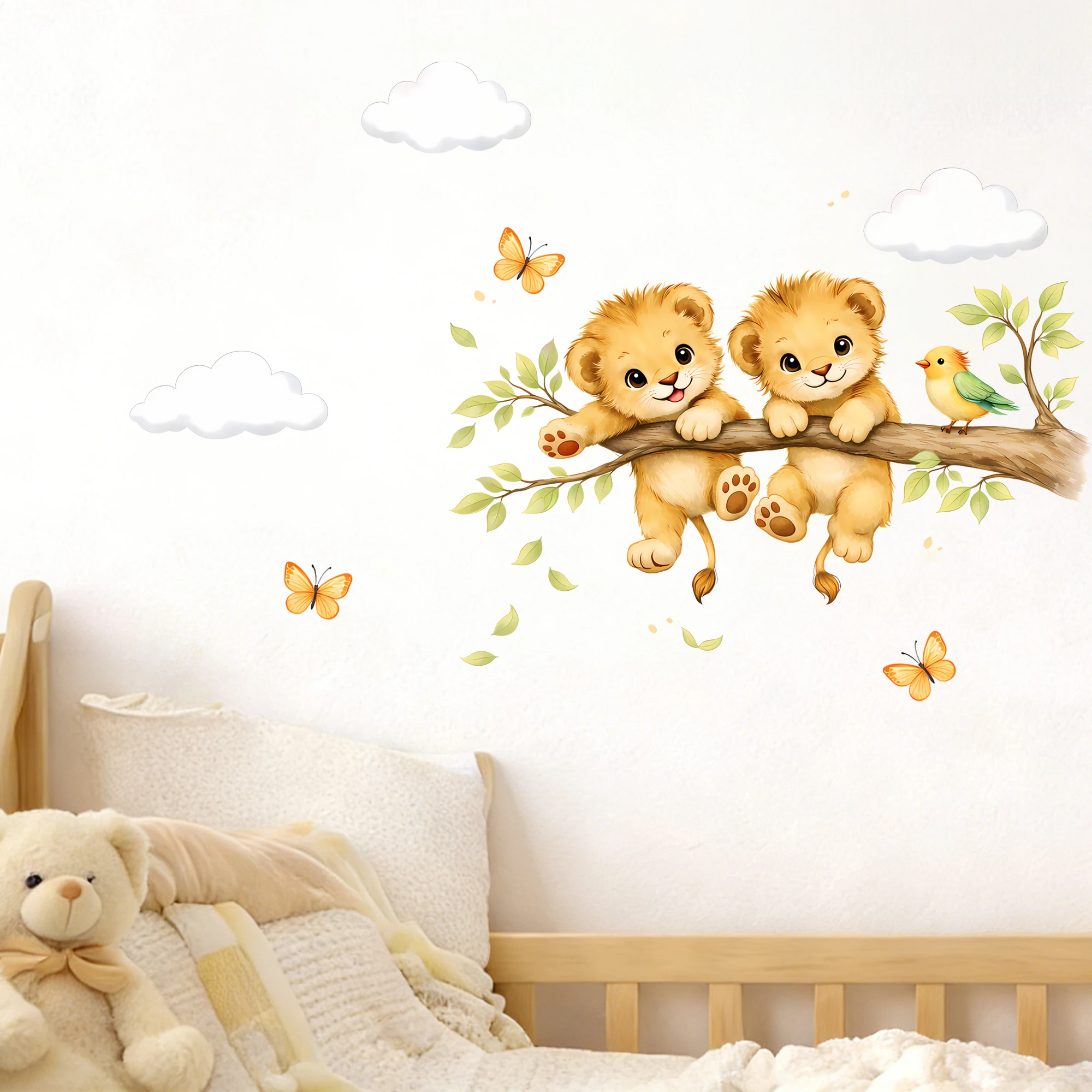 Ejemplo de aplicación en pared infantil