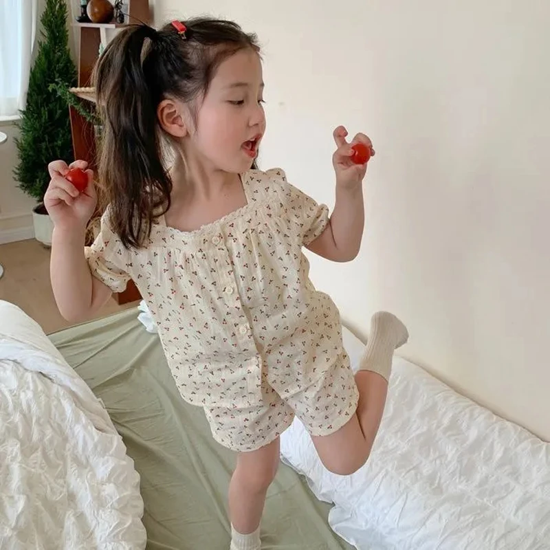 Pijama verano niña conjunto manga corta con pantalón - imagen 5