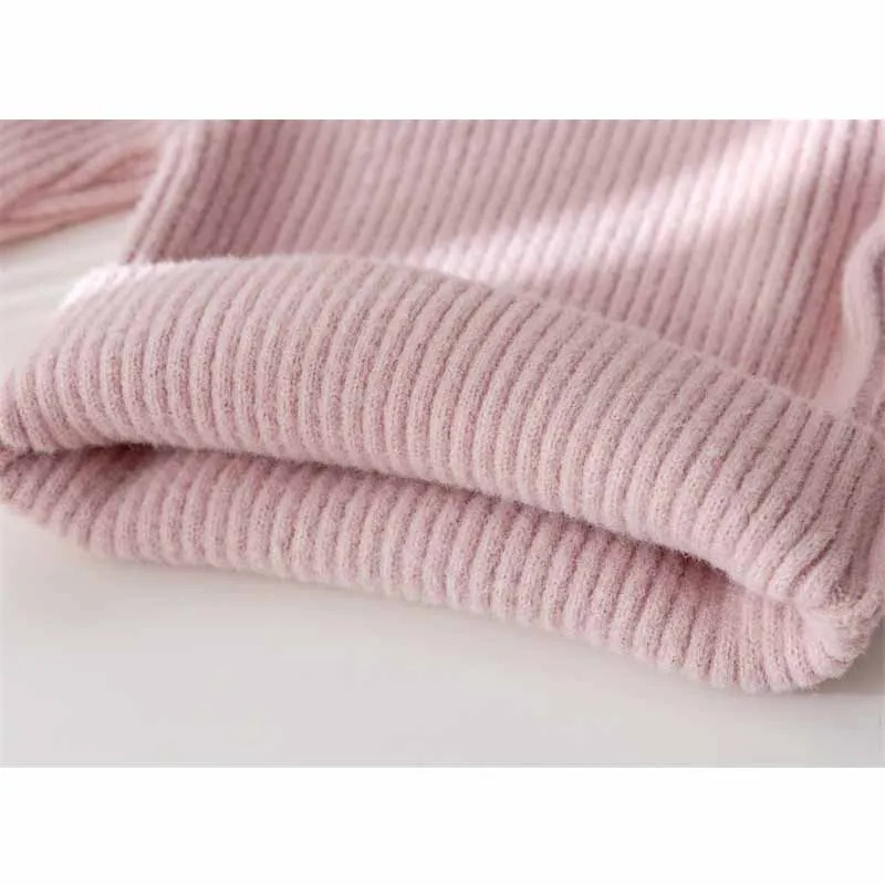 Jersey de invierno grueso con pajarita tejida para niños - imagen 5