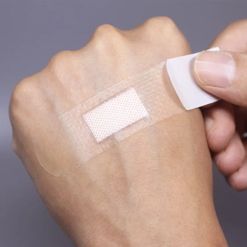 Vendaje adhesivo transparente impermeable para heridas de niño