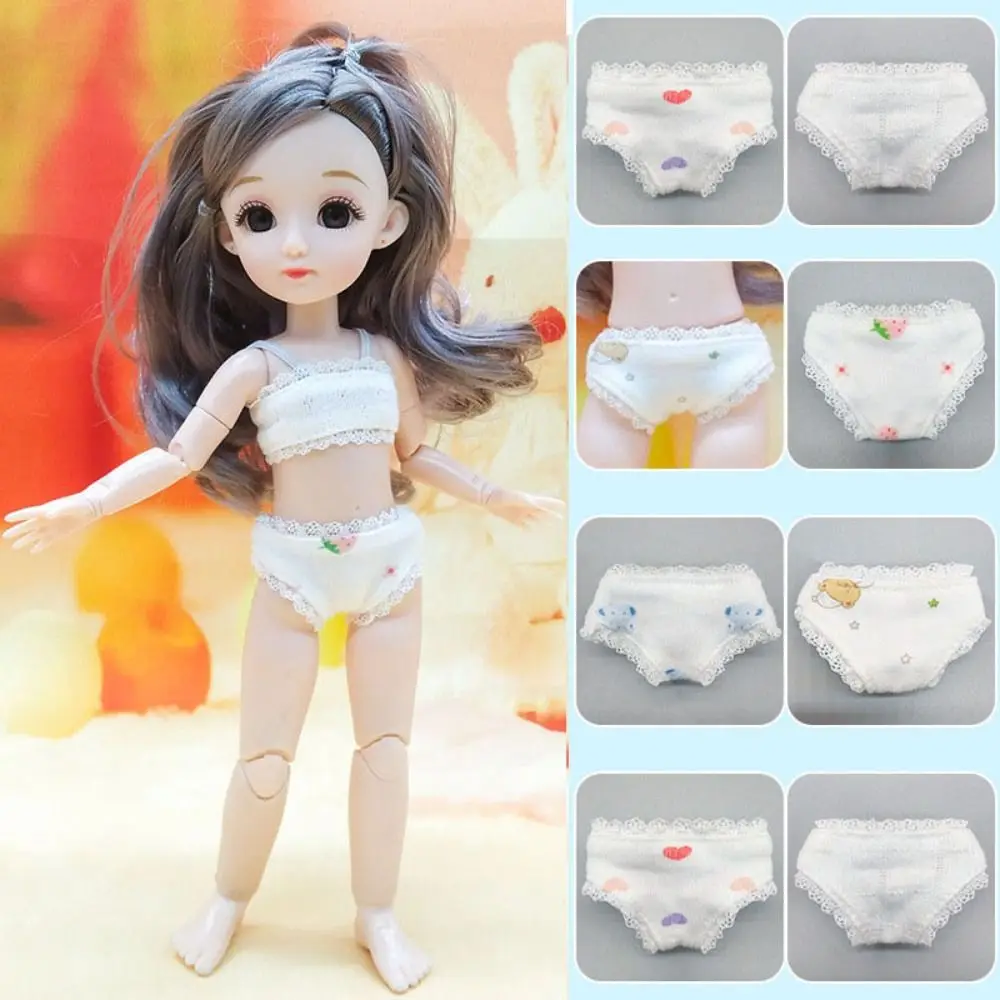 Calzoncillos de encaje elásticos de algodón para muñecas BJD de vestir - imagen 4