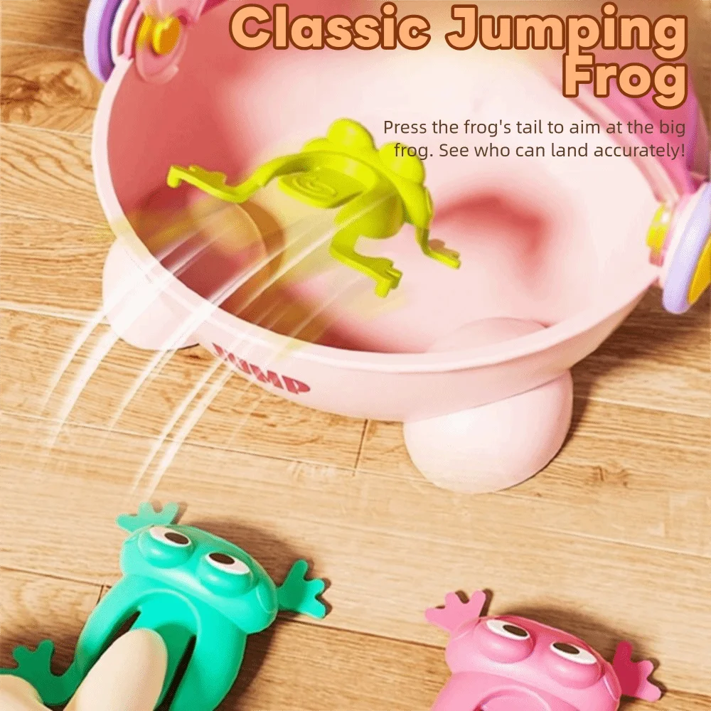 Juguete rana saltarina con cubo de almacenamiento para niños - imagen 3