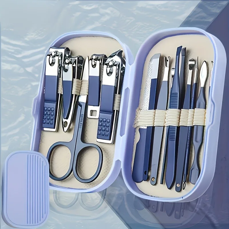 Herramientas de acero inoxidable del set de manicura