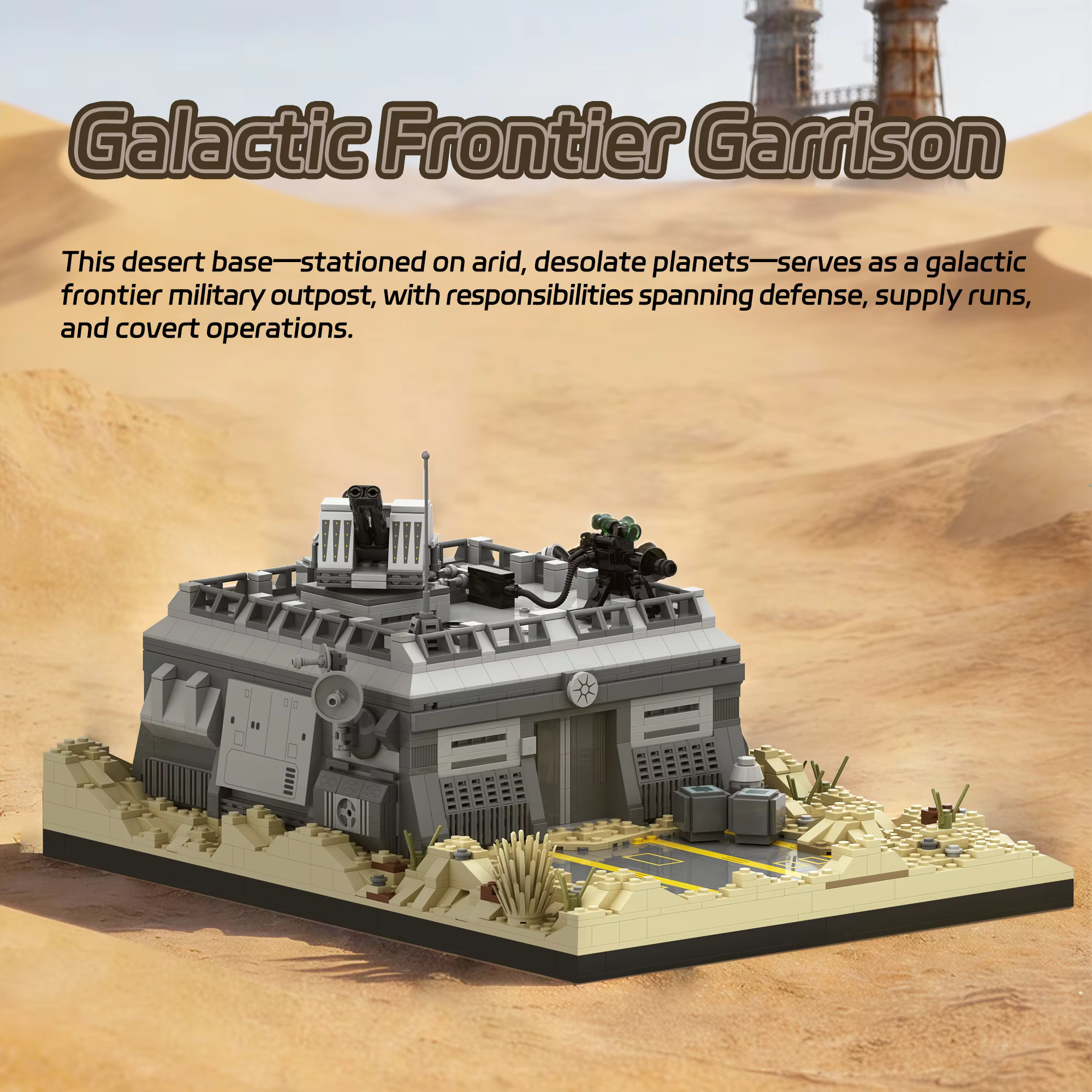 Bloques construcción espacio militar para base ciencia ficción - imagen 3