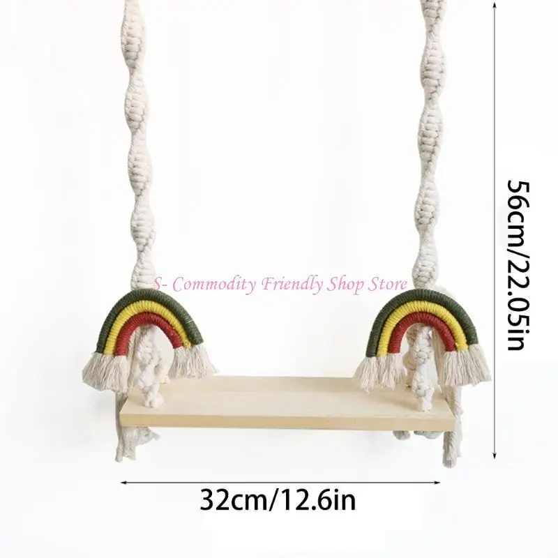 85ae Asiento portátil de madera para bebé con respaldo - imagen 5