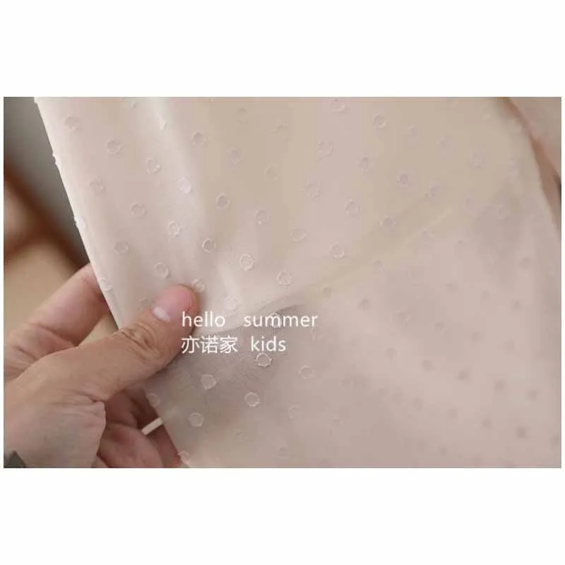 Pantalones antimosquitos de gasa con lunares para bebé niña - imagen 3