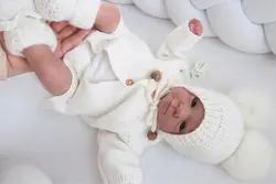 Muñeca reborn Felicia sin pintar con cuerpo y ojos