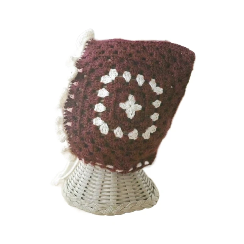 Detalle de punto del gorro
