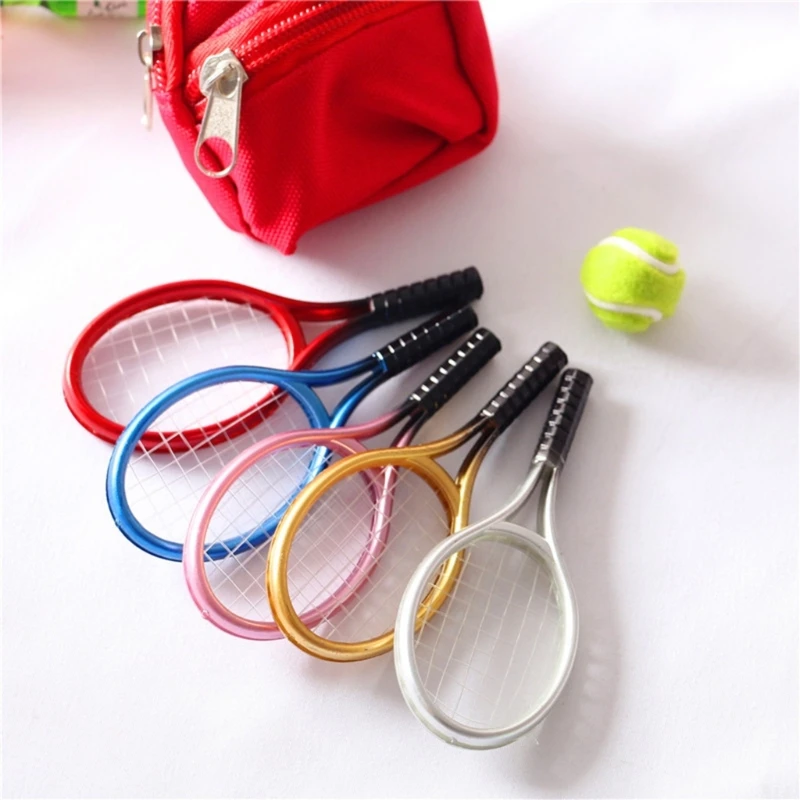 Set de tenis infantil con raqueta y pelota para jugar en casa - imagen 3