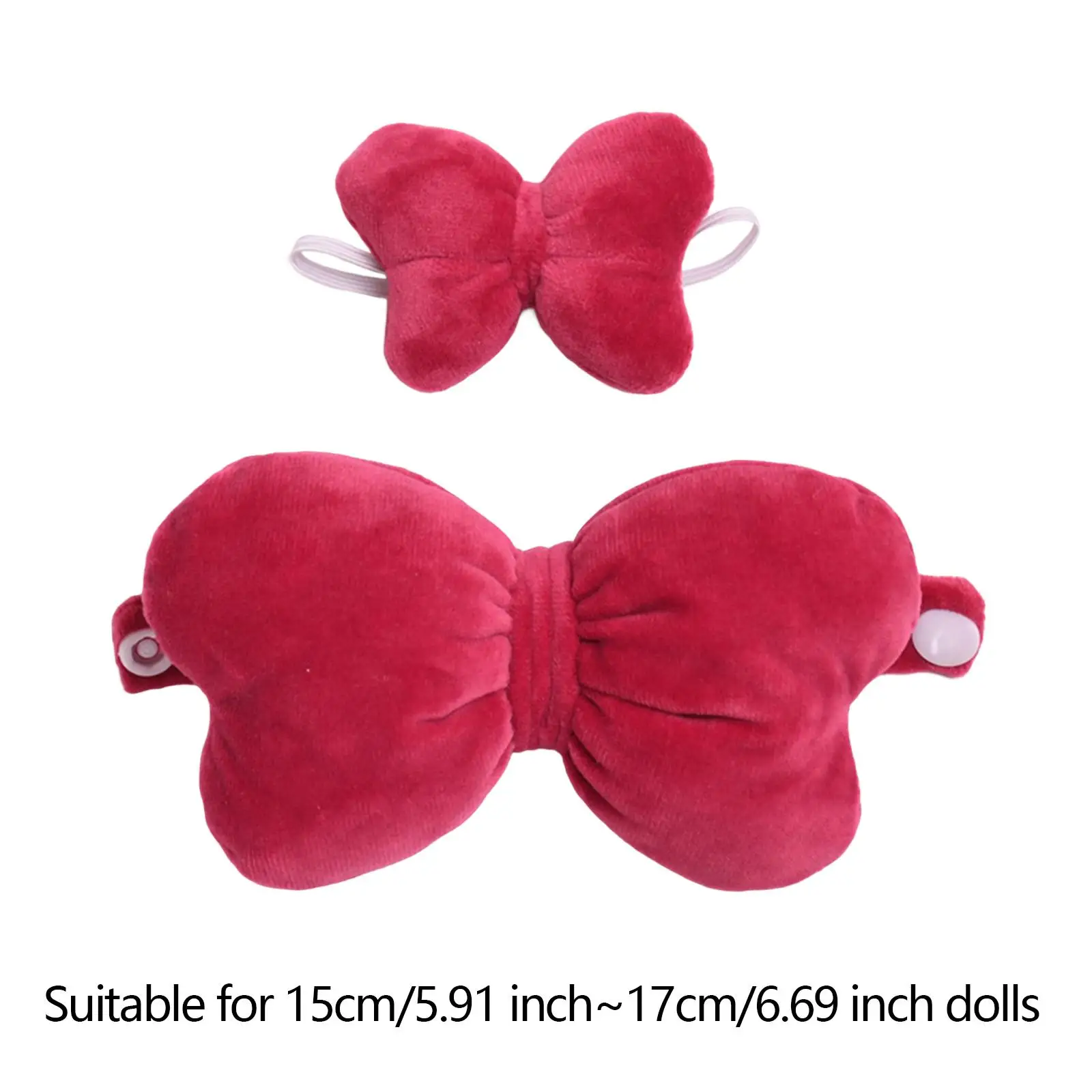 Muñecas artesanales angelicales con diadema y atuendo a mano - imagen 4