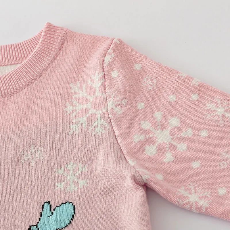 Jersey de Navidad punto cálido para niñas – abrigo invierno - imagen 2