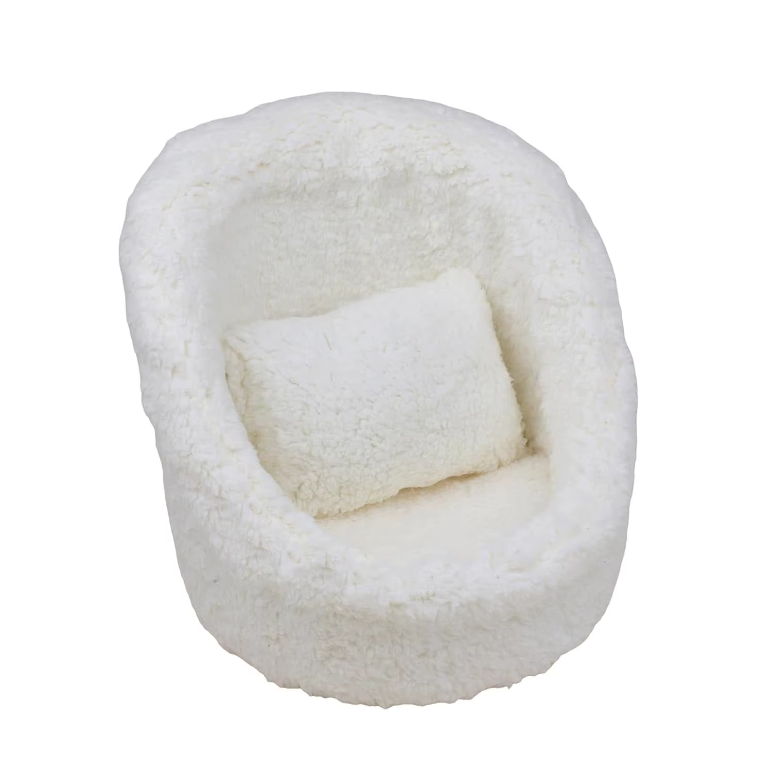 Silla suave con cojines y almohadas