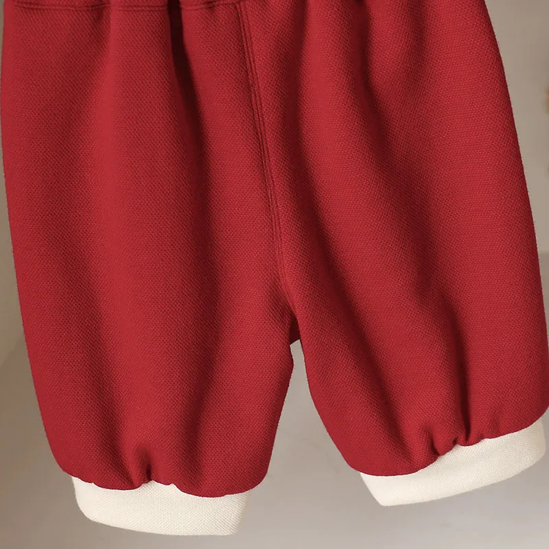 Conjunto bebé de manga larga otoño-invierno con pantalón y bolsa - imagen 5