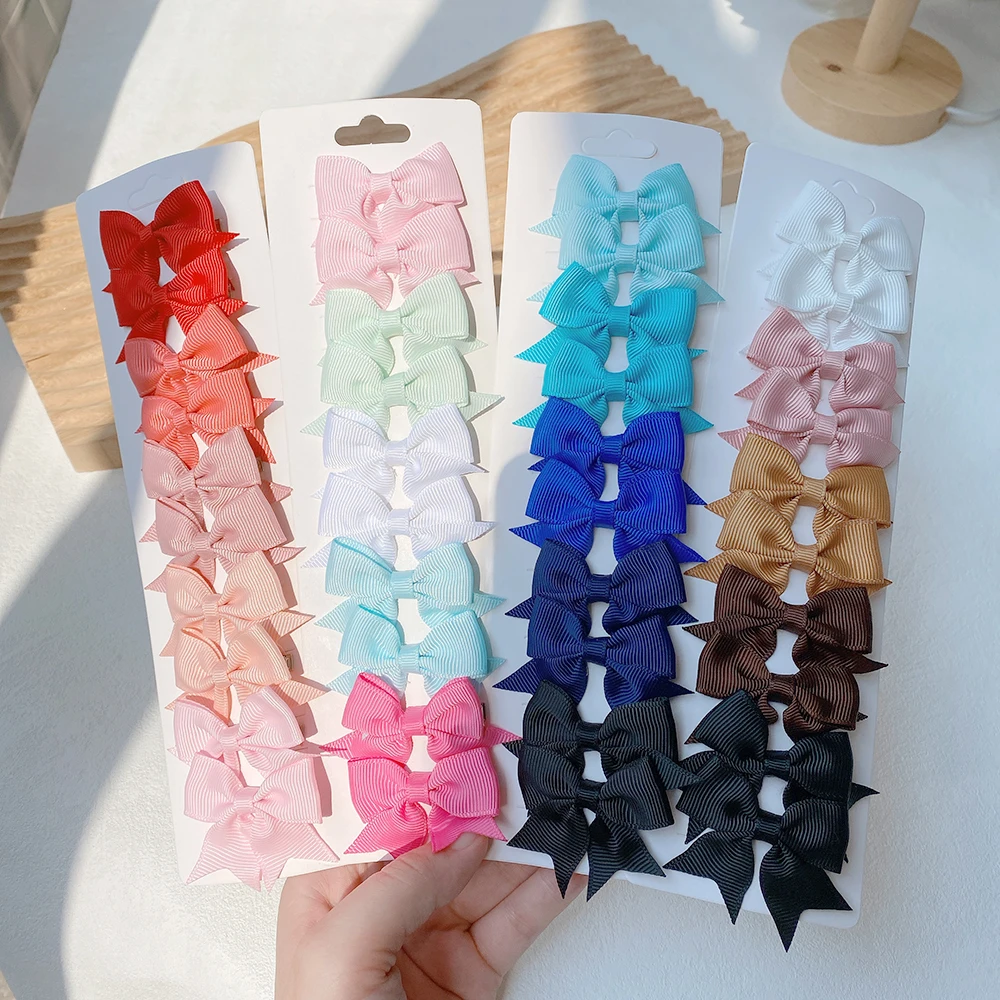 Pinzas de lazo para el cabello de niña – Acabado artesanal - imagen 5