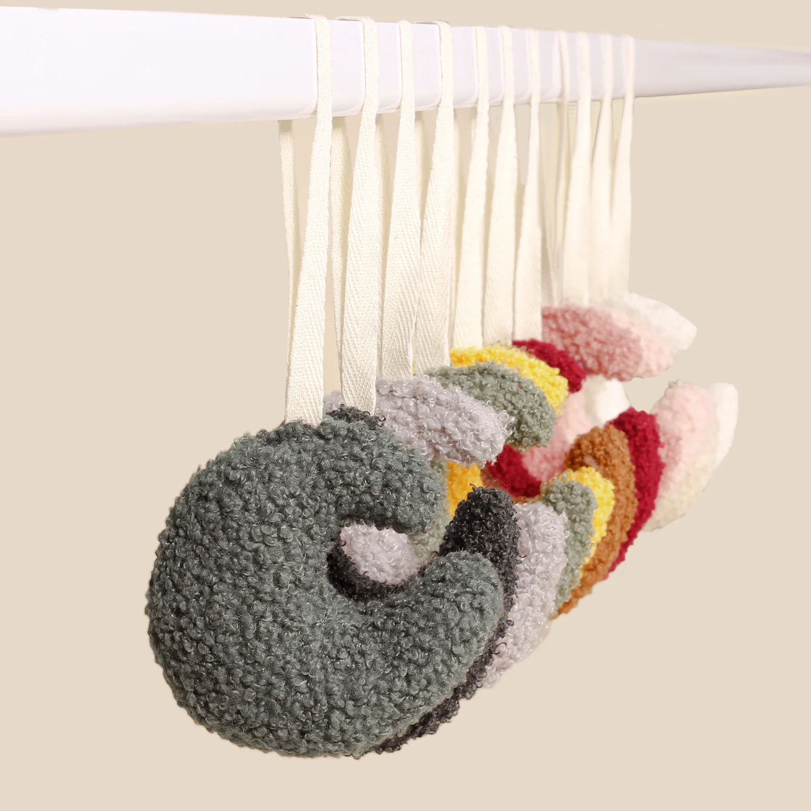 Cadena portachupetes de terciopelo con forma de Luna para bebé - imagen 4