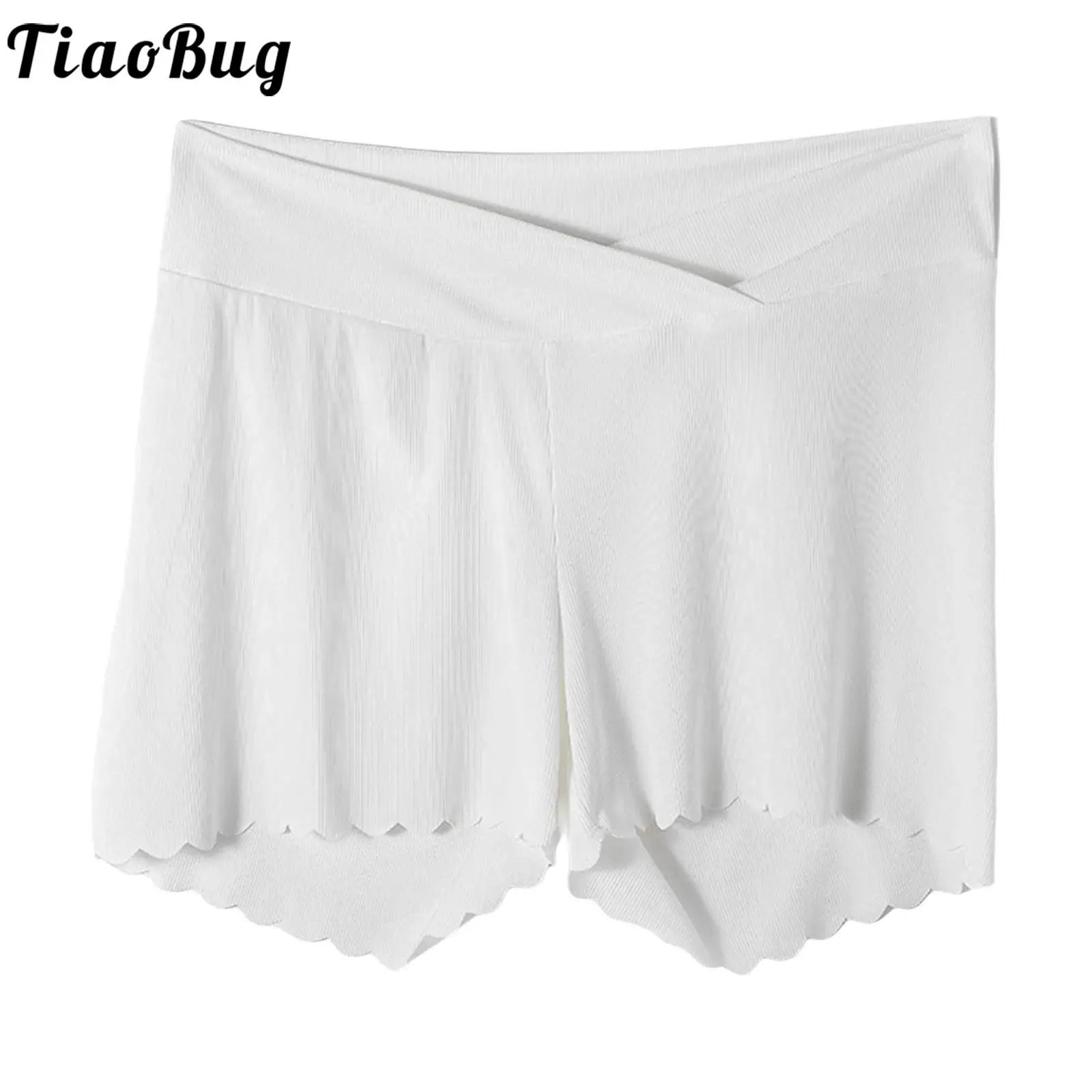 Pantalones cortos de maternidad elásticos cómodos para verano - imagen 3