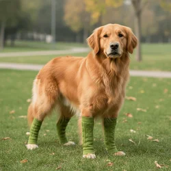 Protector de codo para perros antideslizante y cálido de punto