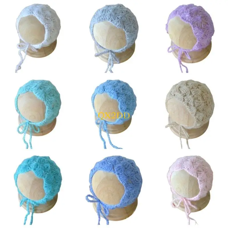 Gorro mohair tejido a mano para bebé acogedor y elástico - imagen 5