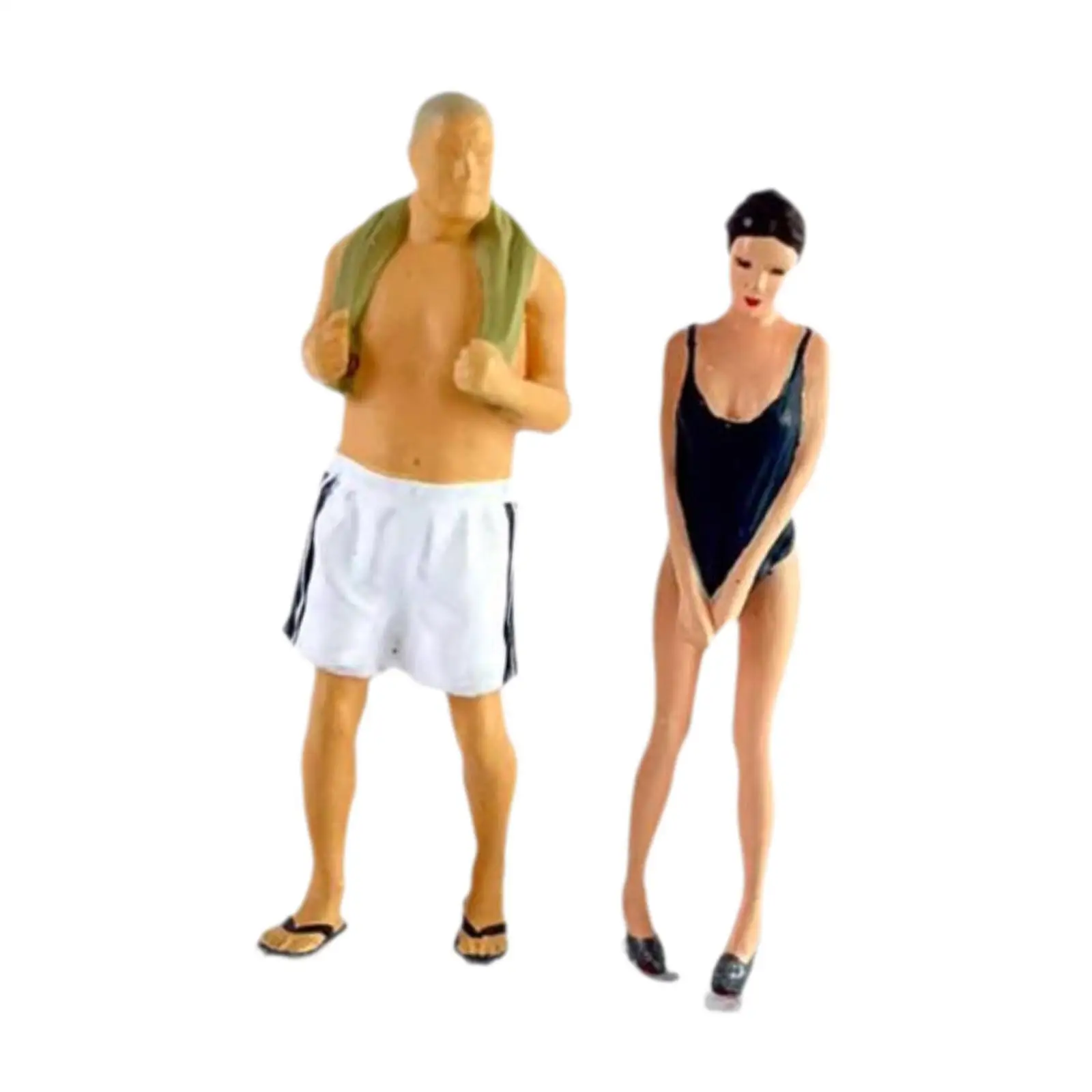 Figuras de diorama para casa de muñecas: personajes de calle - imagen 2