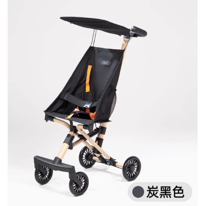 Carrito de bebé plegable ligero con asiento reclinable para paseo - imagen 4