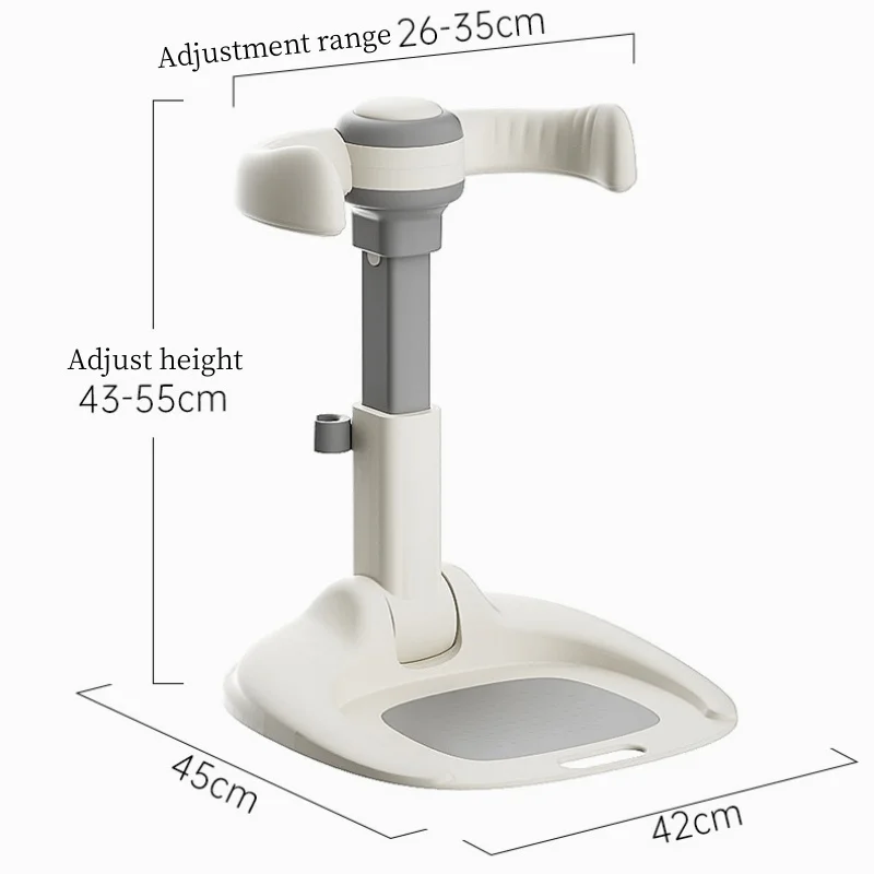 Asiento auxiliar antideslizante para bebé – Soporte de pie plegable - imagen 3