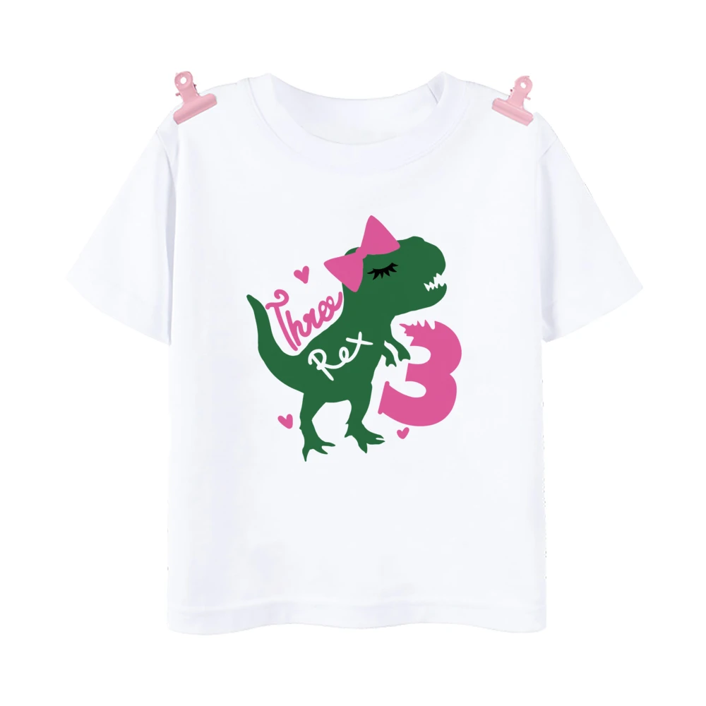 Camiseta dinosaurio para fiesta de cumpleaños – Diseño salvaje infantil - imagen 2