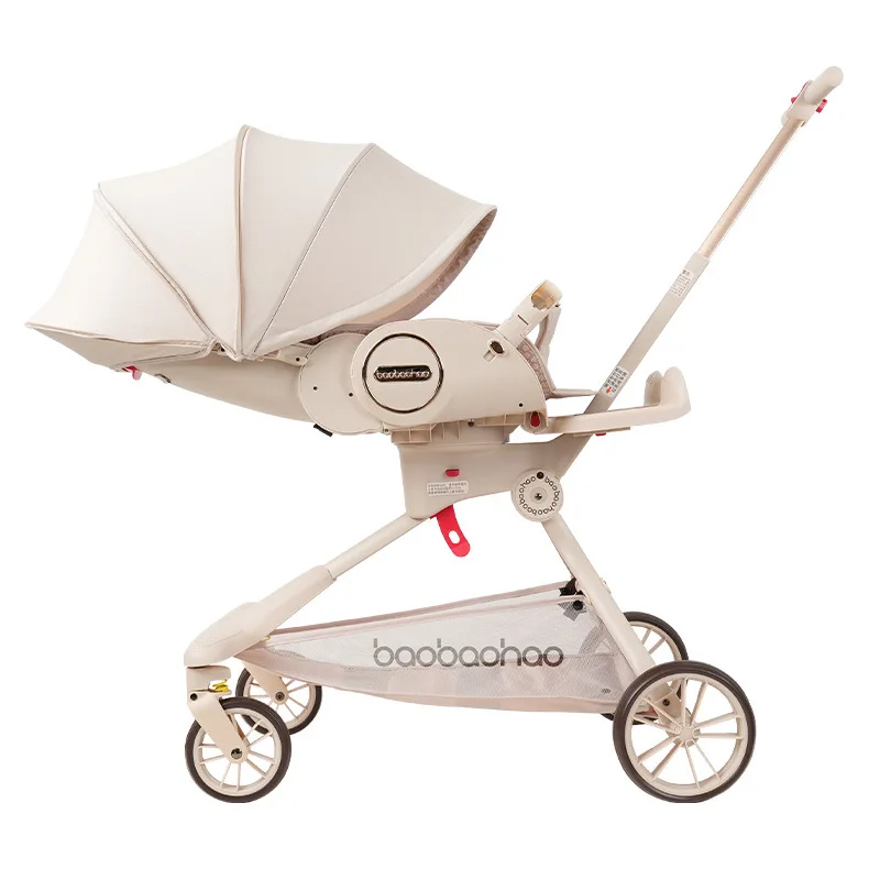 Andador carrito bebé reclinable, plegable y ligero para paseo - imagen 4