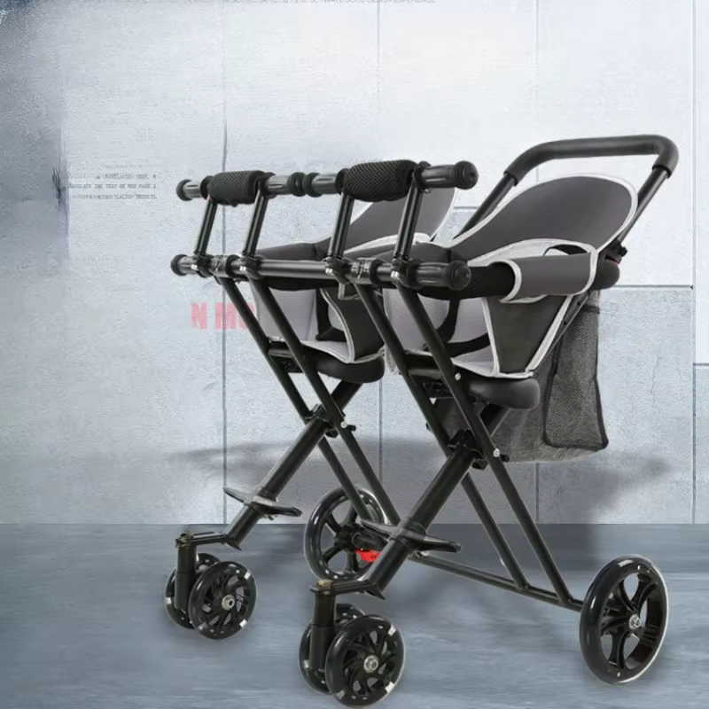 Patinete plegable para bebé ligero, compacto y portátil de mano - imagen 5