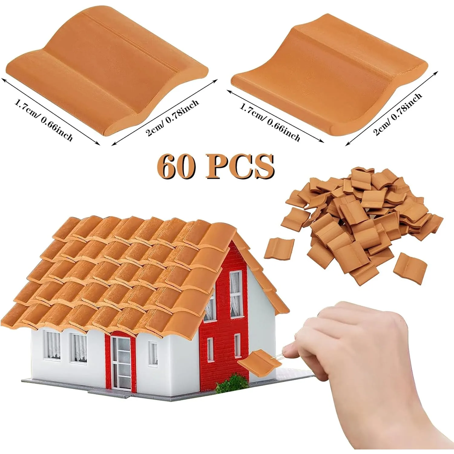 Juego de construcción con mini ladrillos para casa de muñecas