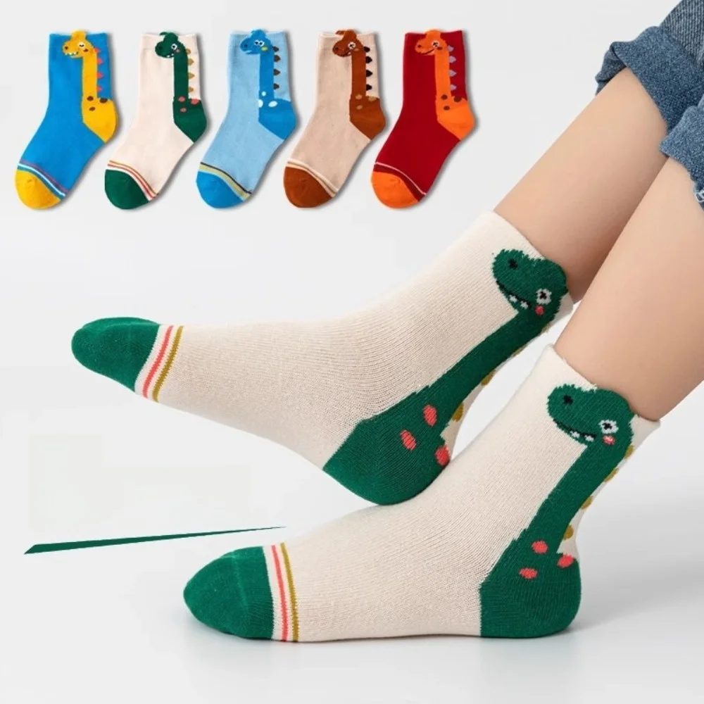 Calcetines de algodón transpirable con estampado infantil para niñas - imagen 5