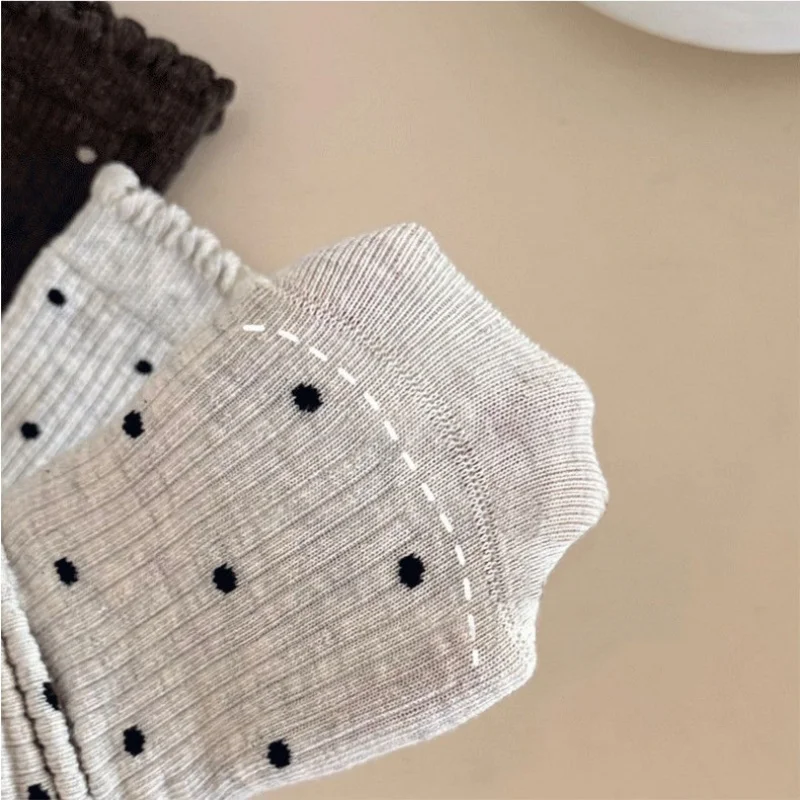 Calcetines de algodón con lunares para niños y niñas, primavera-otoño - imagen 3