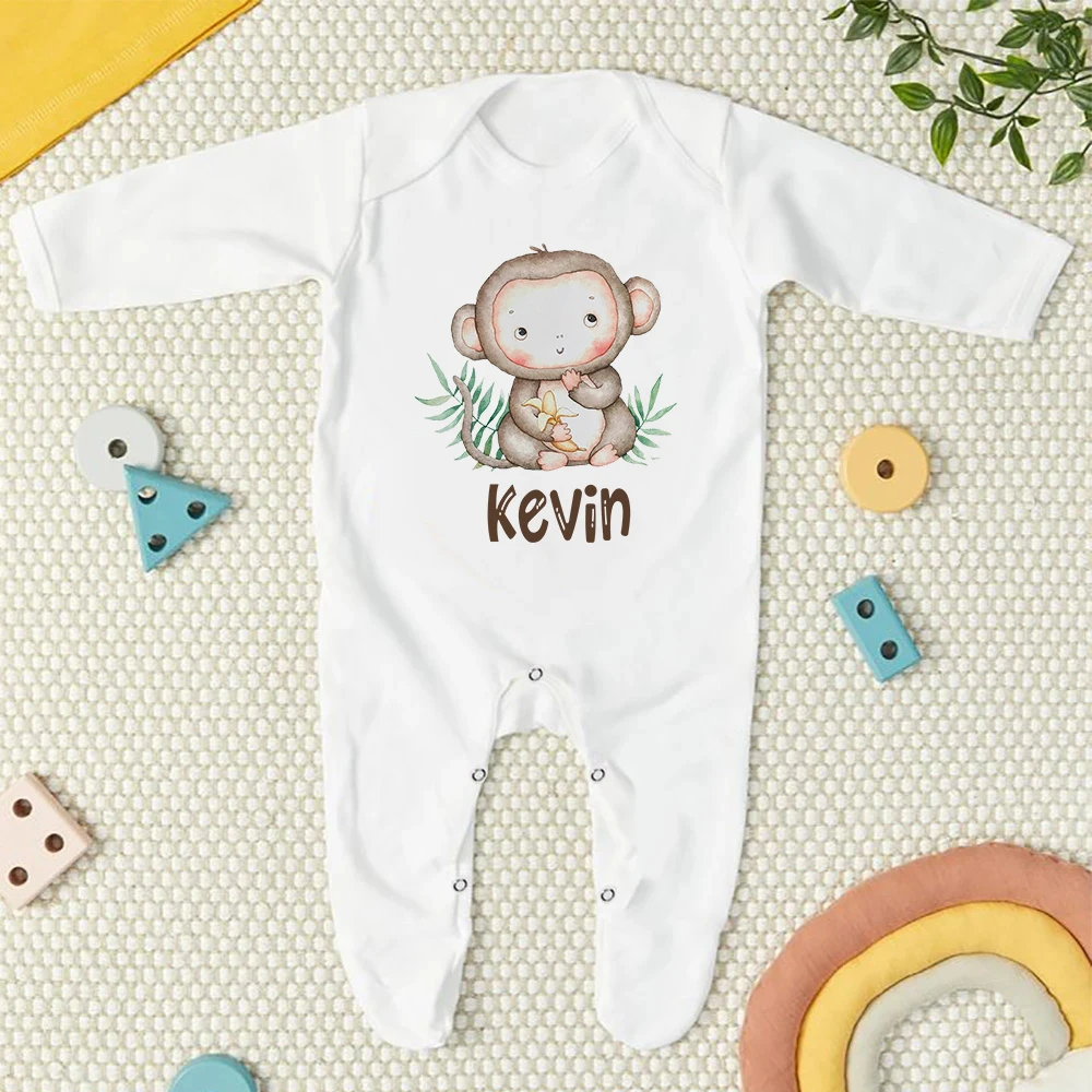 Body animal personalizado con nombre para recién nacido - imagen 4