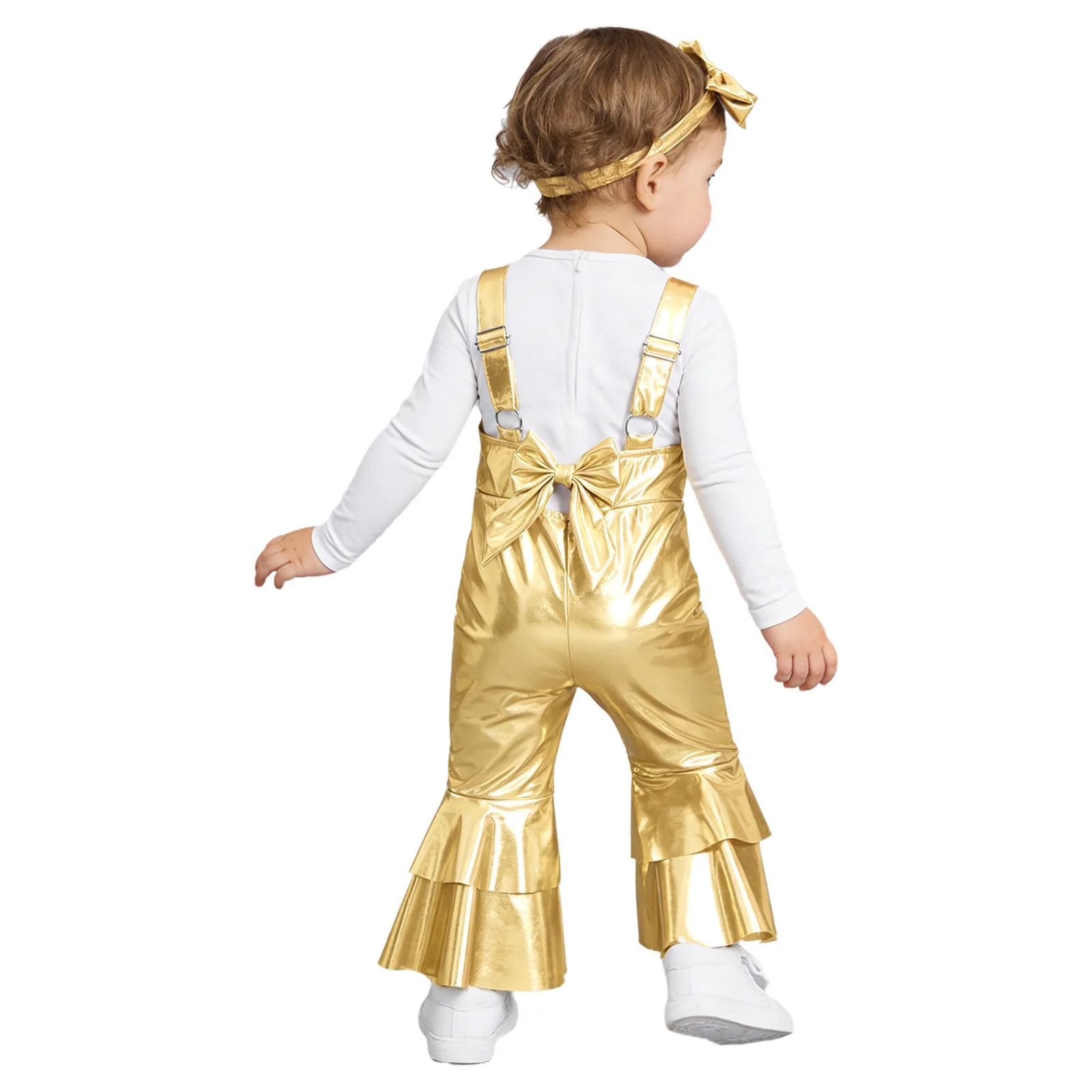 Peto bebé niña con lazo y pantalón acampanado - imagen 4