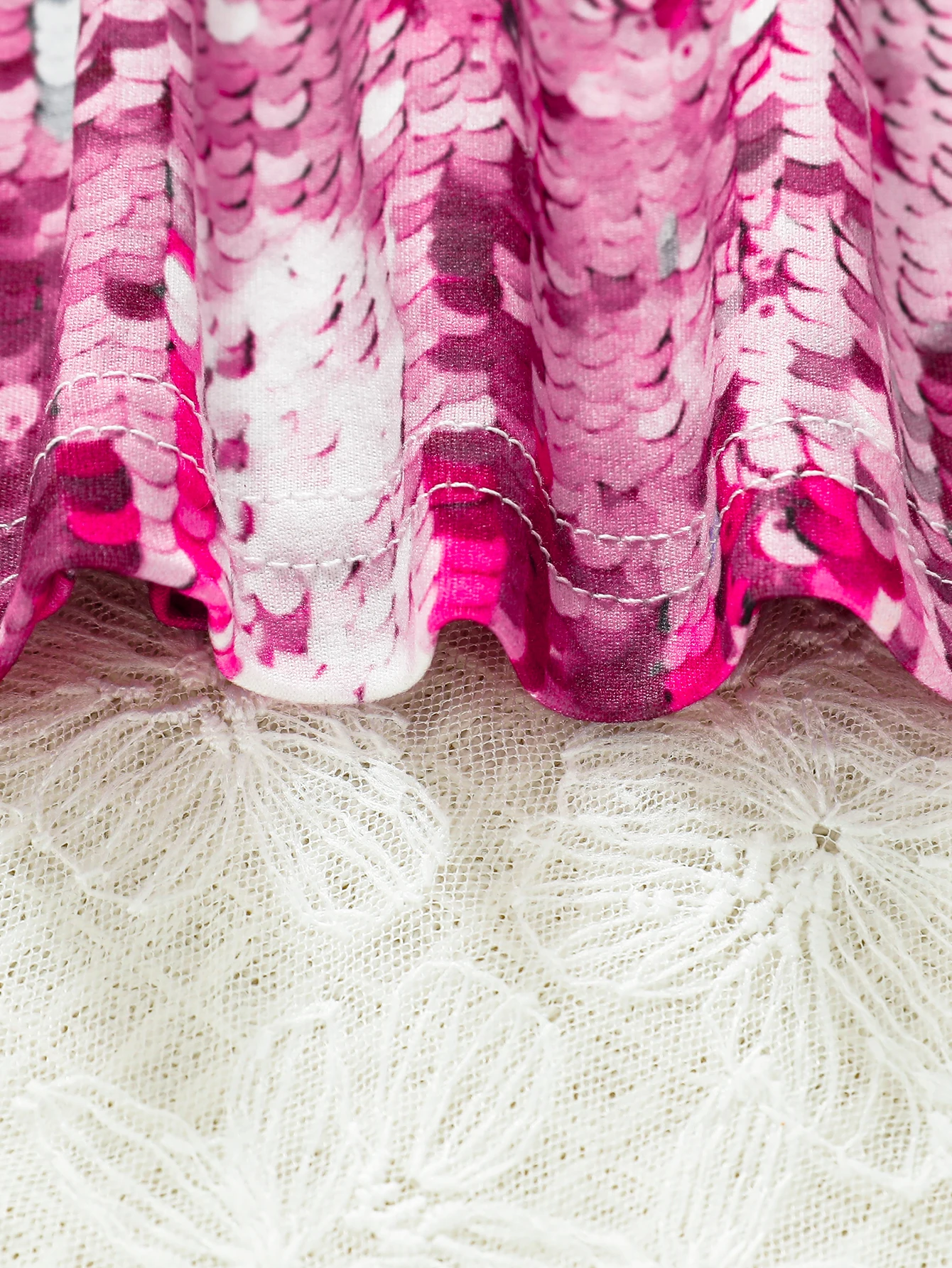 Vestido camisola verano niña – Estampado escamas de pescado - imagen 5