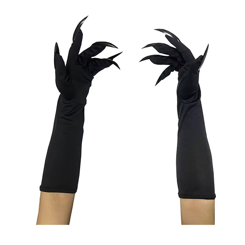 Guantes largos de Halloween con garras de fantasma para disfraces - imagen 2