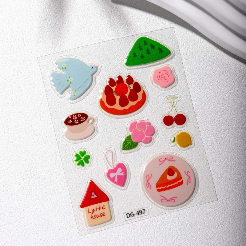 Stickers de frutas para manualidades infantiles – Decorativos y seguros - imagen 3