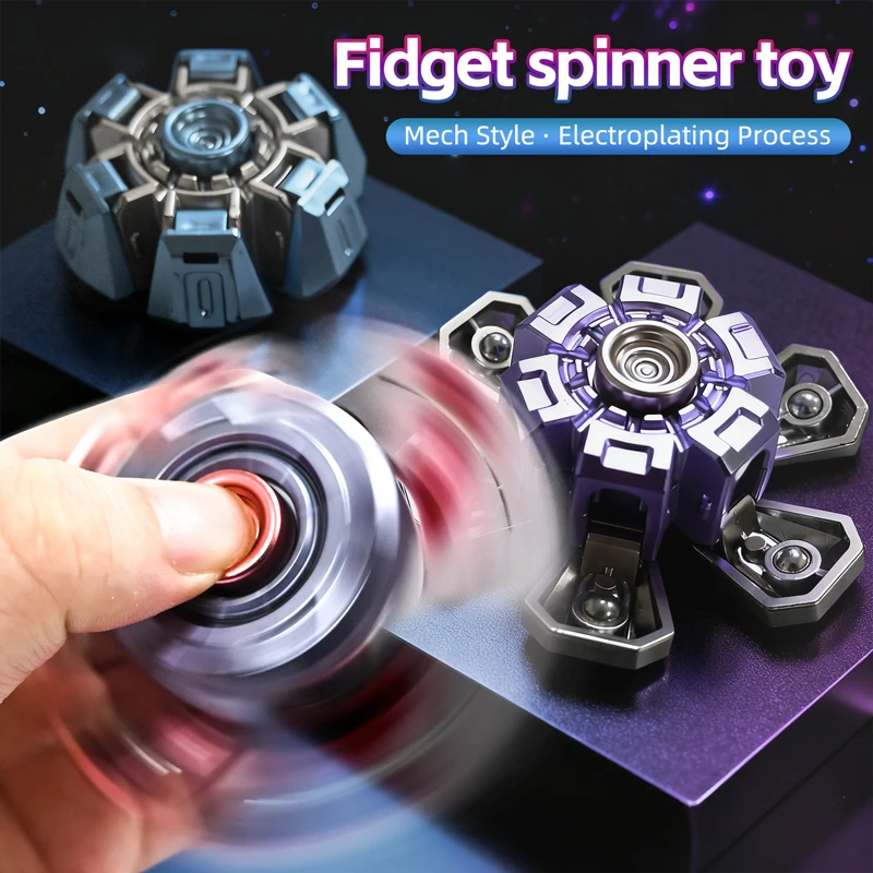 Spinner antiestrés de dedo EDC creativo – Juguete relajante adultos