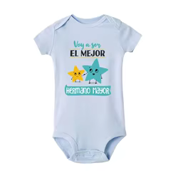 Pelele bebé estampado español – Mono anuncio embarazo recien nacido