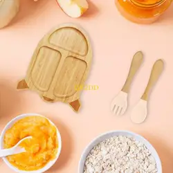 QX2D juego de platos con succión para bebé, uso diario