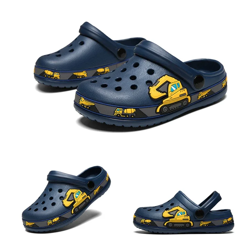 Sandalias infantiles con dinosaurios y unicornios antideslizantes - imagen 3