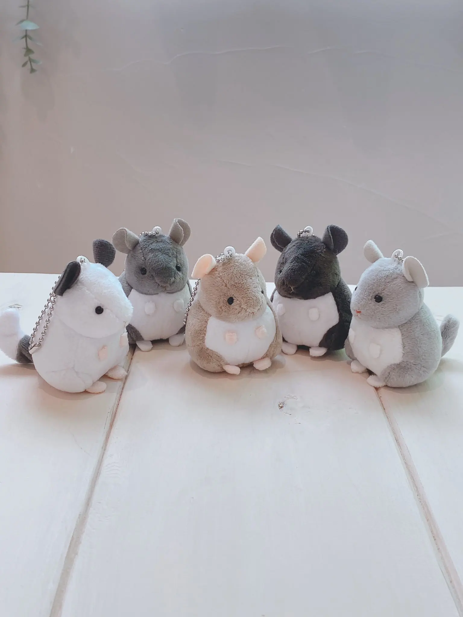 Hotline peluche Tenohira Chinchilla de felpa suave bola colgante - imagen 2
