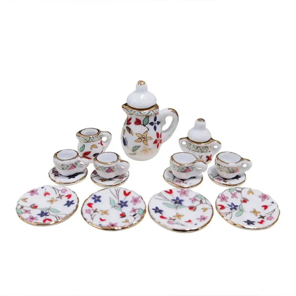 Utensilios de mini té en cerámica
