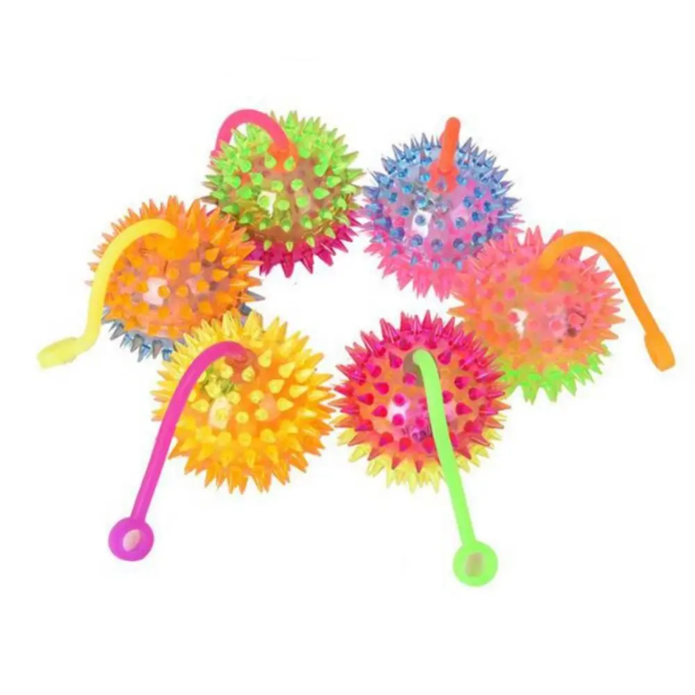 Bola sensorial LED infantil – Juguete elástico suave estimulante