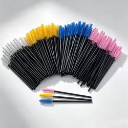 Pinceles desechables para extensión de pestañas con aplicador flexible