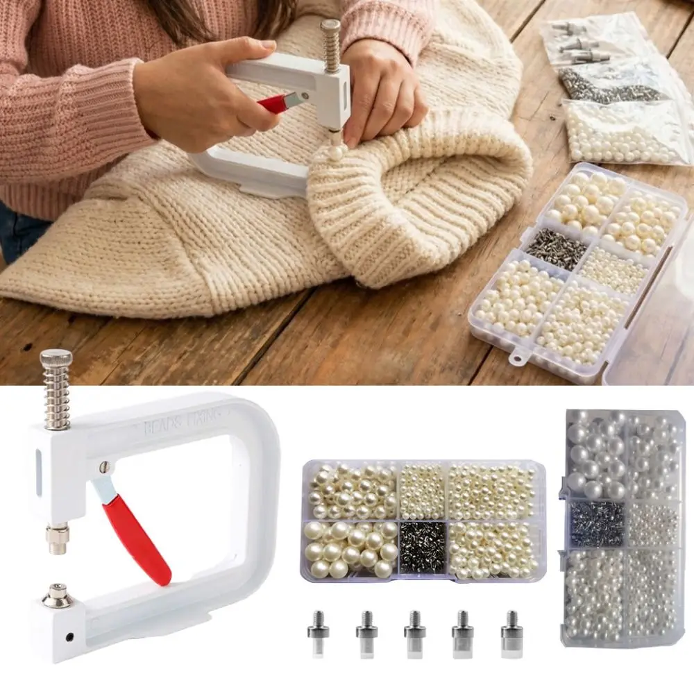 Máquina de fijación de perlas para manualidades creativas y remaches - imagen 2
